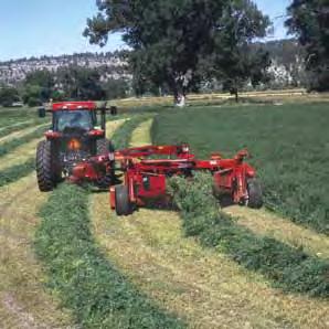 The greater twist angle enables the knife s cutting edge to cut closer to the ground and provide more lifting action to move the crop over the cutter bar into