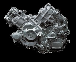 The powerful, liquid-cooled, 783cc SOHC, 4-valve-per-cylinder fuel-injected V-twin engine supplies maximum