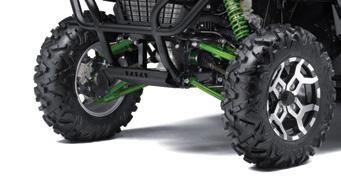 ) turning radius and electronic power steering easily take on tight trails.