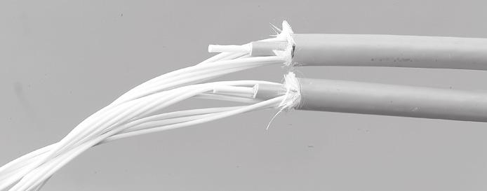 1 Looped cable preparation Loose buffer tube cable 4.2.2 Remove the jacket over a length of 1.