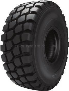 The massive tread and very thick crown and projecting sidewall make tires stronger with excellent wear-resistant.