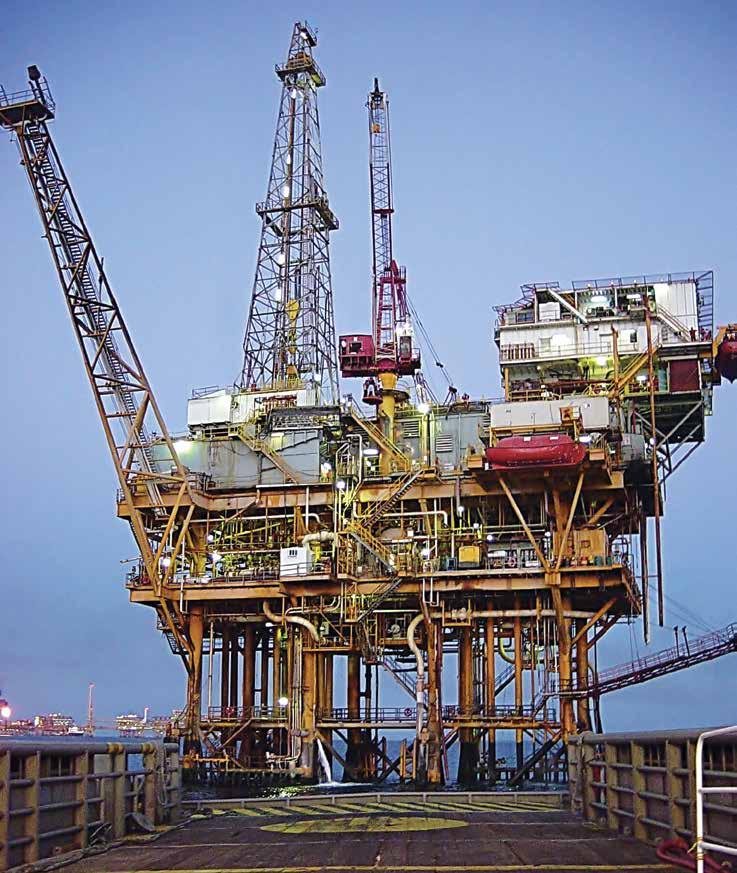 positioning, handling and cutting of offshore rig platforms and piping are required.