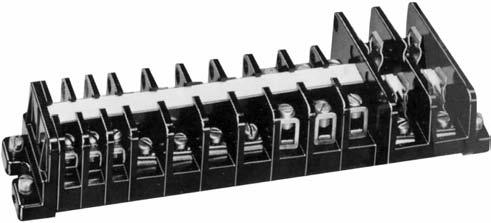 Panel or Mounting Track Terminal Blocks CR151A Modular Terminal Blocks 600 Volts 30, 85 and 125 Amps Product Number Selection Instructions 1.