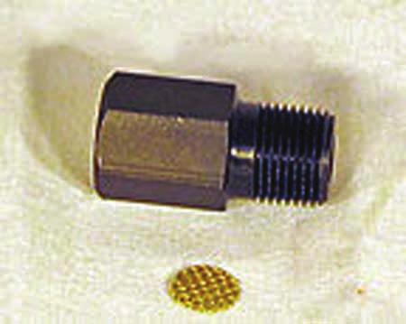 32 Screened Inlet Bushings Brass screens trap debris to prolong tool life Inlet bushing are heat-treated and black-oxided Protects against corrosive damage and improves performance Part No