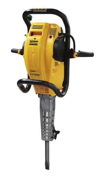 In fact, it offers the same power-to weight ratio as many pneumatic or hydraulic breakers, but without being tied down to a power source or hoses.