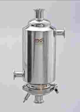 Sterilization Grade Vent Filter Housings Single Round Steam Jacketed Filter Housings for Venting mdi Jacketed Filter Housings are fabricated with corrosion resistant 316 L Stainless steel jacket for