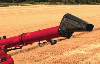 To help widen your harvest window, the front axle of the Axial-Flow 240 Series combines can be equipped with two different track options to provide greater flotation and less soil