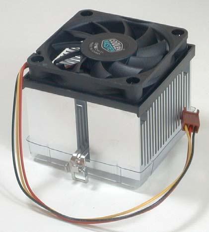 Heat is transferred directly from the source to the heat sink and is dissipated to the surrounding air.