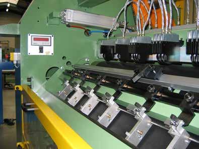 Cutting module Automated measuring system During your production changement you need to reduce downtimes.