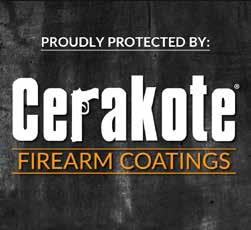 Firearms Coatings with reduced near IR reflectivity.