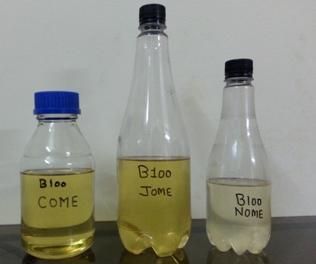 The glycerol and fatty oil methyl ester were separated and taken in another vessel for further process.