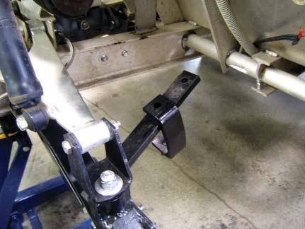 Check front wheel alignment and adjust as necessary. Note: By locating the tie rod under the I-Beams, this may compromise suspension movement in severe applications.