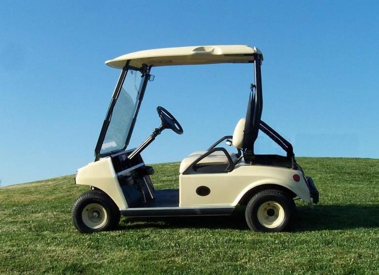 2 Passenger Club Car Pathway. 48 Volt Electric, IQ Drive System. (Available in electric only) Attached automatic charger. Headlights, Taillights, Turn Signals, Brake Lights and Horn.