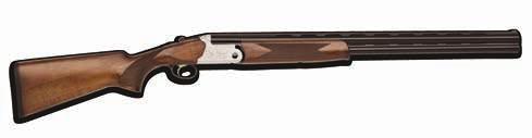 Receiver 410g Black Finish 3 Chamber Solid Middle Rib Single Selective Trigger Steel Shot Proof Supplied with 5 x Grade 2+ Walnut 28g Black