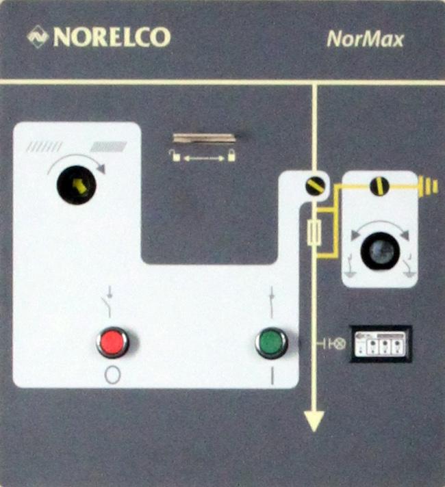 NorMax MODULAR MEDIUM-VOLTAGE SWITCHGEAR 5 Easy-to-use control panel NorMax has a control panel that is very easy and intuitive to operate even if the user is not yet familiar with NorMax.