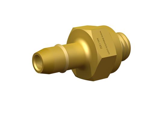 There are three common types of fittings used in miniature fluid power applications: Push-to-Connect Fittings Before a miniature pneumatic fitting is chosen for an application the hose or tubing must