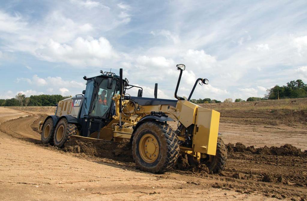 All Wheel Drive (AWD) Expanded machine versatility If you work in soft underfoot conditions where traction can be a challenge, optional All Wheel Drive (AWD) can give