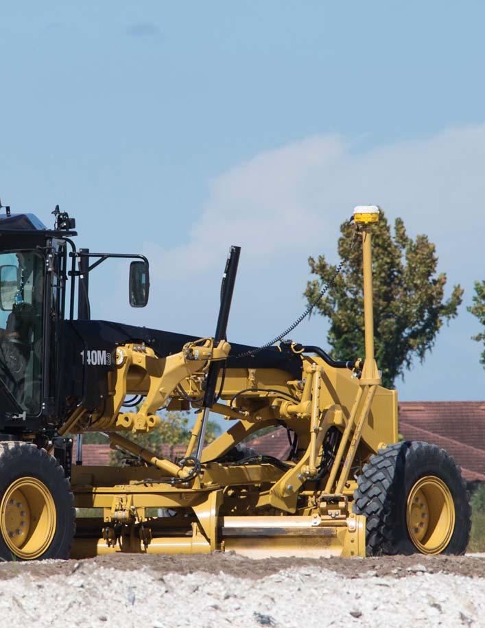 Work Tools and Attachments Equip your machine for the job Moldboard Options The 12M3, 140M3 and 160M3 motor graders come equipped with a 3.7 m (12 ft) moldboard.