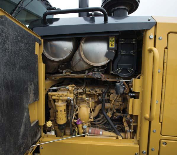 Emissions Technology Proven, integrated solutions Emissions reduction technology on the M Series 3 Motor Grader is designed to be transparent, with no action required from the operator.