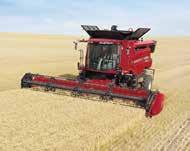And yet you will not have to unload too often, as the tank of the 6140 and 7140 Axial-Flow holds a capacity of 10,570 litres.