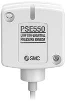 Low Differential Pressure Sensor Series PSE55 Series PSE55 Rated pressure range 1 kpa 2 kpa 2 kpa With LED display for confirming energization LED