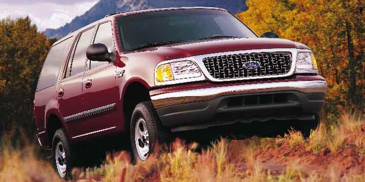 FORD SUVs LEAD THE WAY On and Off-Road! All 2000 Ford SUVs sold in the United States meet strict low-emission vehicle (LEV) standards.