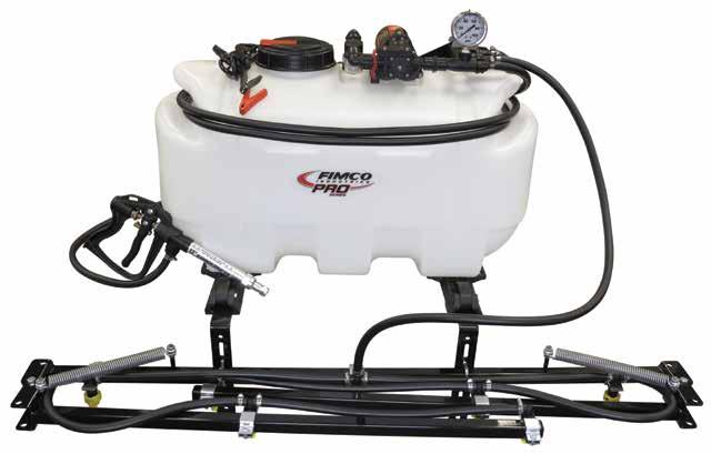 Convert From Spot To Sprayer PUMPS DRY MATERIAL CARTS ACCESSORIES SPREADERS & AERARS -25-700-PRO Ratchet Straps NOT Included -25-700-PRO INNOVATIVE MANIFOLD FOR