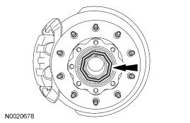 SECTION 205-02C: Wheel Hubs and Bearings Full Floating Axle Dana REMOVAL AND INSTALLATION 2007 F-53 Motorhome Chassis Workshop Manual Procedure revision date: 12/04/2006 Wheel Hub Material Item