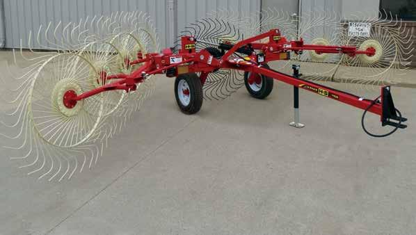 GROUND ACTION DRI & 1100 SERIES V-RAKE ALL V-style Rakes are available in 8, 10 and 12 wheel models.