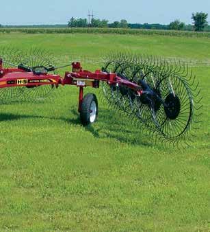 VE V-RAKES MODELS 3100 SERIES HIGH CLEARANCE ACTION RAKE STANDARD FEATURES 2100/3100 SERIES STANDARD FEATURES 3100 SERIES The spring suspension system