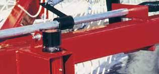 The Hi-Capacity rake opens and closes hydraulically, rake wheels are lowered and raised hydraulically, and