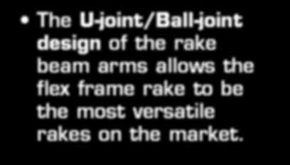 rake arms, main frame
