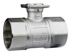 TBR2.. AC Characterized control valves, 2-way Technical data 2-way low torque characterized control valves DN 15.