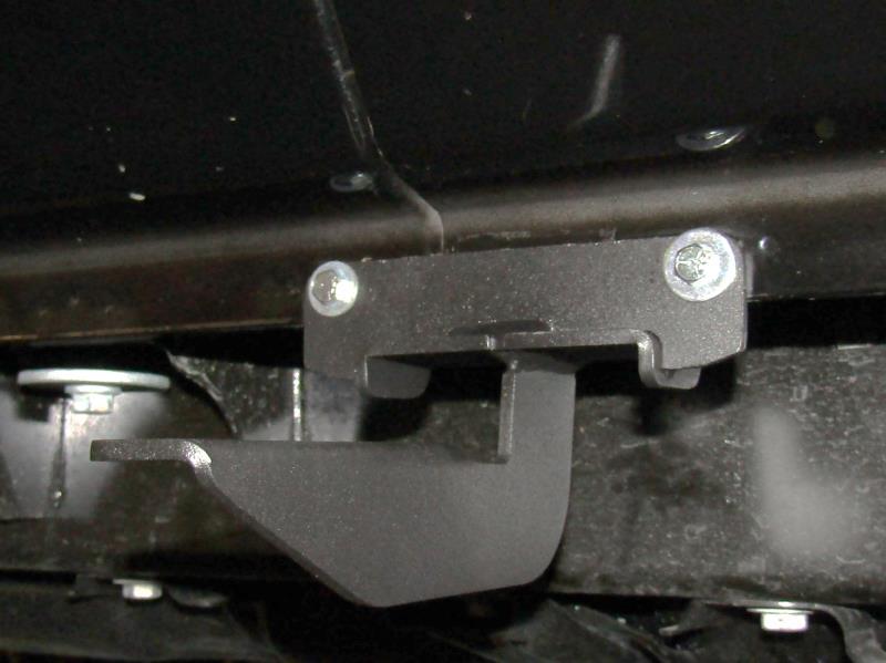 FIGURE 5 M8 THREADED HOLE Step-4 Attach one of the driver side Front/Center brackets to the