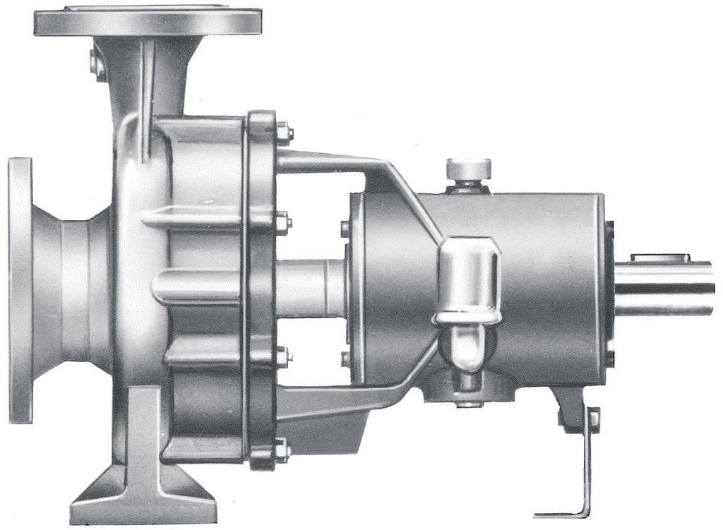 PN 16 Volute Centrifugal Pumps (depending on materials up to PN 25) according to EN 22858/ISO 2858 and EN ISO 5199 Utilization Used to pump non-aggressive or aggressive liquids, cold or hot liquids,