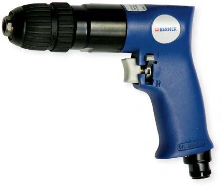 Air Tools 10mm Pneumatic Drill Compact and lightweight design: ideal for working in small spaces. Keyless chuck.