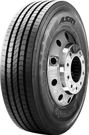 ASR1 Steer axle tire exclusively designed with All Position capability for regional applications