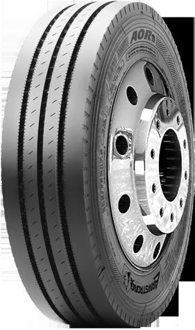 AOR All Position radial tire for regional and limited long haul applications