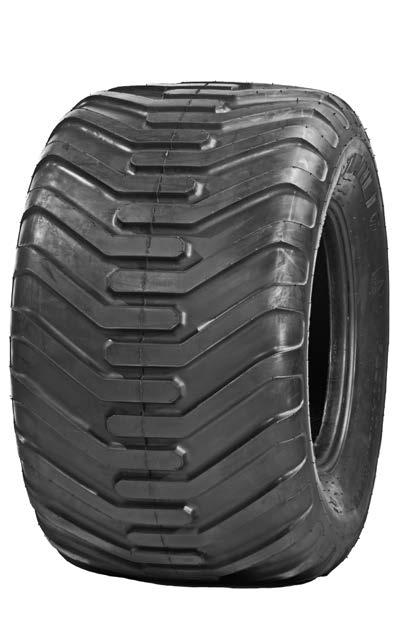 Implement Tyres Pattern R305 wide contact area for even ground distribution at low.