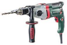 Amps: 6 Capacity: 5/8" RPM: 2,800 BPM: 44,800 1/2 Hammer Drill BE 850-2 Amps: 7.