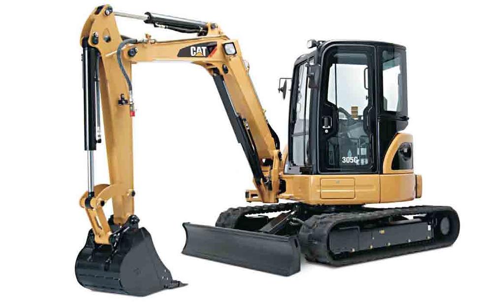 Caterpillar 305C CR Mini Hydraulic Excavator Engineered by Caterpillar to deliver high levels of productivity, versatility and serviceability.