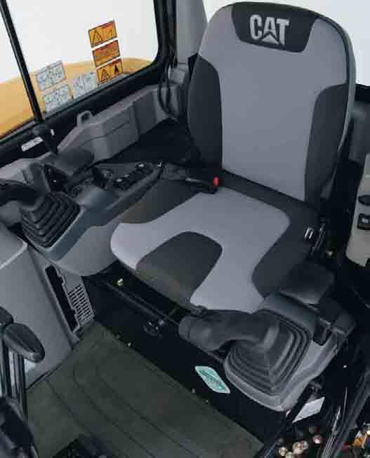 Operator Station Class leading space and high feature levels lead to a comfortable and productive environment. Impressive cab dimensions.