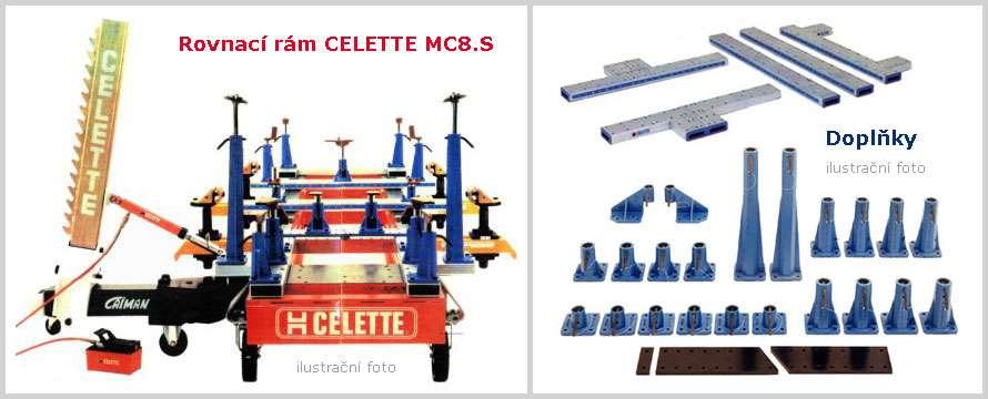 CELETTE MT-10 Chassis straightening bench 10-Ton pull unit, 4