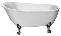 bathing Princess Acrylic Freestanding Bath Tub Including Push Type Bath Waste Overflow