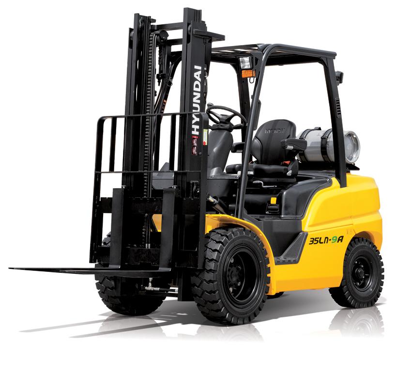 New Diesel Forklift with Proven Quality and Advanced Technology Maximum performance Spacious operator's cab Switch controlled parking brake 5.