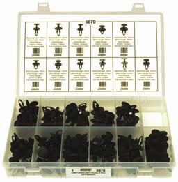 20994 Quik-Select II Assortment Translucent Durable Polypropylene Box With Locking Tabs 8-13/16 x 13-1/16 x 2-1/4 No.