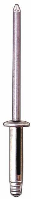 (Replaces HNI-211-HNI-225) FEBRUARY 2008 - NEW ITEM BULLETIN NIB-208 20987 Specialty Rivet 3/32 Diameter Shoulder Diameter: 1/8 Grip: Up To 3/32 Flange Diameter: 3/16 Aluminum Rivet