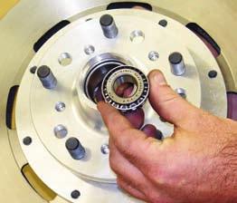 Ensure the correct hub stud pattern is being used to fit the wheel application.