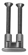 Auxiliary Hardware and General Information Sex Bolts Sex Bolts when ordered with devices may be furnished with screw lengths different than shown in Column B.