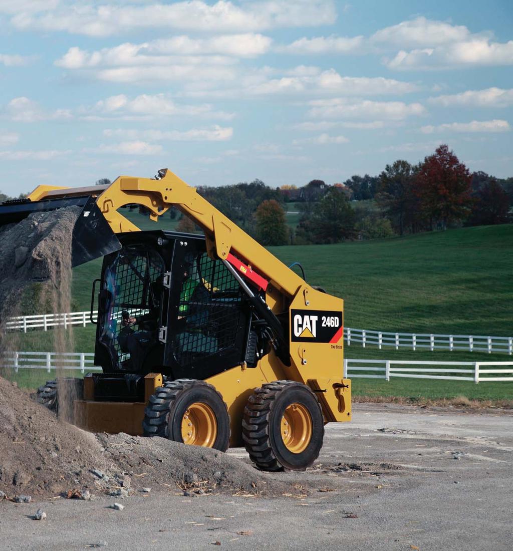 Experience the difference of a Cat Skid Steer Loader.